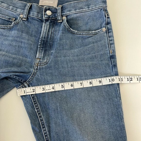 EVERLANE Slim Womens Stretch Denim 29 X 32 Jeans Lt wash - Picture 8 of 12